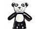 98382pb003-11 Teddybeer/Panda (voorpoten naar beneden) zwart NIEUW *0D000 - Img 2