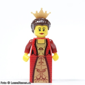 cas504 Kingdoms- Koningin met donkerbruin haar NIEUW *0M0000