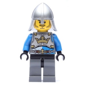 cas516G Castle - Knecht, helm met nekbescherming gebruikt *0M0000