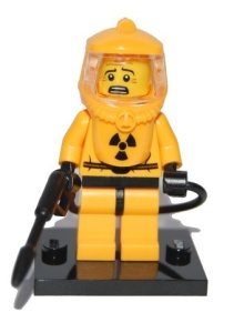 col04-13 Kerncentrale medewerker met standaard en sproeipistool NIEUW *0M0000 - Img 1