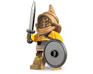 col05-2 Gladiator met schild en mes NIEUW *0M0000