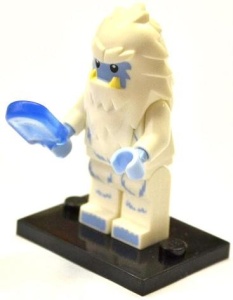 col11-8 Yeti met transblauwe lollie en standaard NIEUW *0M0000