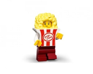 col23-7 Popcorn kostuum met standaard NIEUW *0M0000