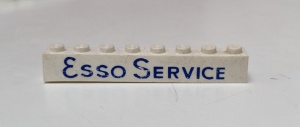 crssprt01pb14-1G Steen 1x8 ZONDER bodemtubes ESSo Service wit gebruikt *5V07-02