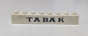 crssprt01pb65-1G Steen 1x8 ZONDER bodemtubes TABAK wit gebruikt *5V07-03