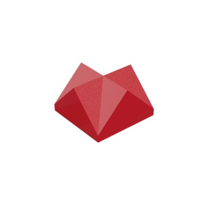 HU013 DAKPAN 2x2 nok X DUPLO compatible rood NIEUW *