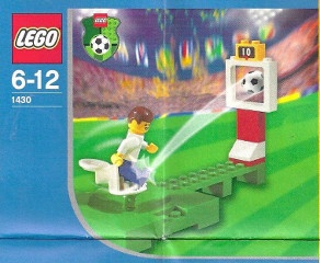 INS1430-G 1430 BOUWBESCHRIJVING- Kleine voetbal Set gebruikt *LOC RB