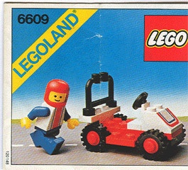 INS6609-G 6609 BOUWBESCHRIJVING- Race Car gebruikt *LOC RBL