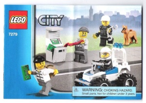 INS7279-G 7279 BOUWBESCHRIJVING- Police Minifigure Collection gebruikt *