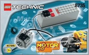 INS8735-G 8735 BOUWBESCHRIJVING- Motor Set 9V gebruikt *