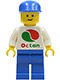 oct052G Octan - wit torso met logo,blauwe benen en blauwe pet gebruikt *0M0000 - Img 2