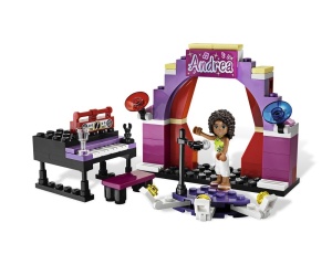 Set 3932-G Andrea's Stage, zonder doos gebruikt *