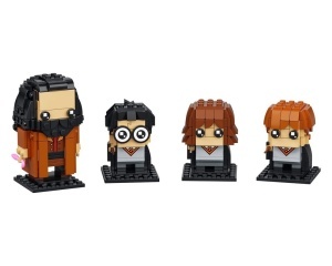 Set 40495-G BrickHeadz Harry, Hermione, Ron & Hagrid, met doos (99% compleet) gebruikt *
