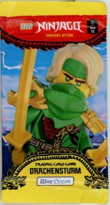 VZNIN11 Verzamelkaarten: Ninjago Serie 11 DRACHENSTURM, pakje van 6 kaarten. NIEUW *