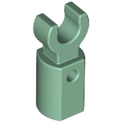 11090-48 Staafhouder met clip groen, zandkleurig NIEUW *0W001