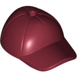 11303-59 Cap korte klep met banen rood, donker NIEUW *0L0000