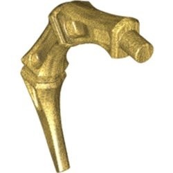 15064-115 Poot/klauw voor dier goud, parel NIEUW *0D000