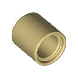 18654-2 Technic, Pin koppelaar ** LENGTE 1 ** Rond crème NIEUW *1A070