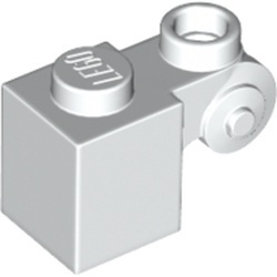 20310-1 Steen 1x1 met ornament wit NIEUW *1B031