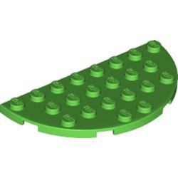 22888-36 Platte plaat 4x8 afgeronde hoeken groen, helder NIEUW *5C069