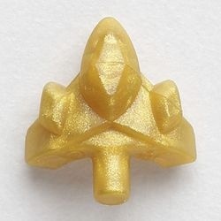 23988-115 Kroon tiara goud, parel NIEUW *0M0000