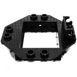 2443-11G Scharnierframe 1x4x3 zwart gebruikt *1L0000