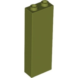 2454-155 Steen 1x2x5 groen, olijf NIEUW *5K0000