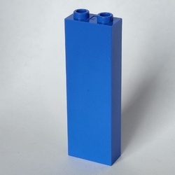 2454-97G Steen 1x2x5 blauwviolet gebruikt *1D005