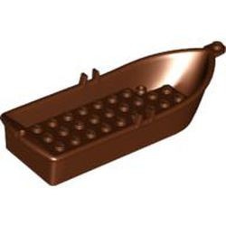 2551-88G Roeiboot 14x5x2 bruin, roodachtig gebruikt *