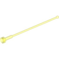 2569-16 Antenne 1x8 noppen hoog transparant, neongroen NIEUW *1B053