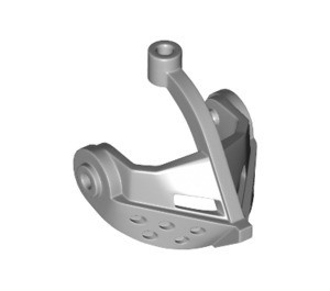 2594-86 Helmvizier (Middeleeuws) grijs, licht (blauwachtig) NIEUW *0L0000