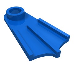 2599-7 Flipper (per stuk) (ook 10090) blauw NIEUW *0M0000