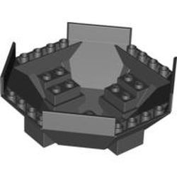 2618-11G Cockpit 10x10x4 met asgat (PAKKETPOST) zwart gebruikt *
