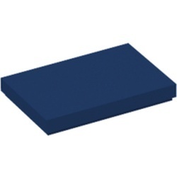 26603-63 Tegel 2x3 blauw, donker NIEUW *1B120