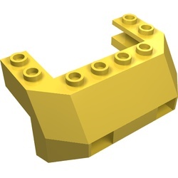 2916-3G Trein neus onderkant geel gebruikt *0L000