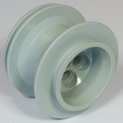 2996-9G Wiel 68.8x40 VELG (PAKKETZENDING) lichtgrijs (klassiek) gebruikt *5W000