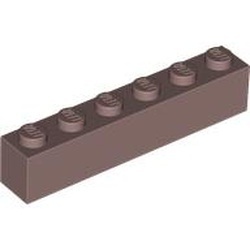 3009-58 Steen 1x6 rood, zandkleurig NIEUW *5K0000