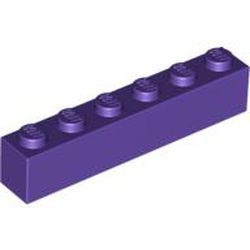 3009-89 Steen 1x6 paars, donker NIEUW *5K0000