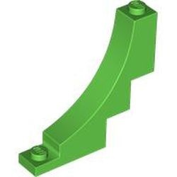 30099-36 Steen,omgekeerde halve boog 1x5x4 groen, helder NIEUW *1B381