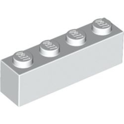 3010-1G Steen 1x4 wit gebruikt *1A017