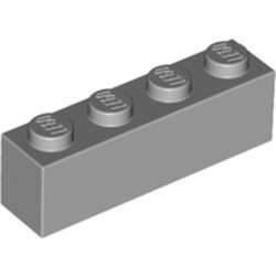 3010-86G Steen 1x4 grijs, licht (blauwachtig) gebruikt *1A020