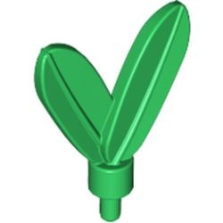 30126-6 Pluim- veren met pin groen NIEUW *0L015