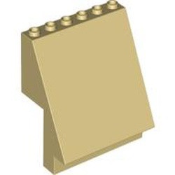 30156-2G Paneel 4x6x6 schuinlopend crème gebruikt *1F020
