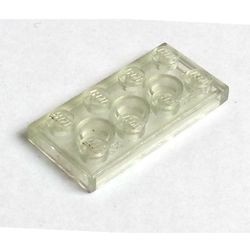 3020-12G Platte plaat 2x4 transparant gebruikt *1B365 - Img 2
