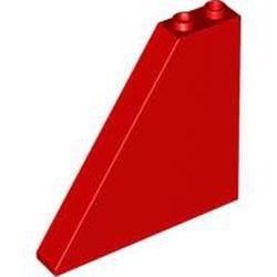 30249-5G Dakpan 55 graden 6x1x5 ("staart") rood gebruikt *1D027