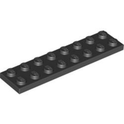 3034-11G Platte plaat 2x8 zwart gebruikt *1A034