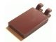 30350-88G Tegel 2x3 met twee clips aan uiteinde bruin, roodachtig gebruikt *0D0000