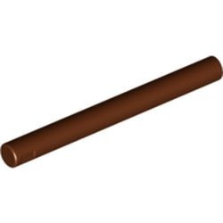 30374-88 Paal lengte 4 noppen bruin, roodachtig NIEUW *1B055