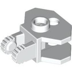 30396-1G Scharnier met 2 vingers en trekhaakhouder wit NIEUW *0D0000