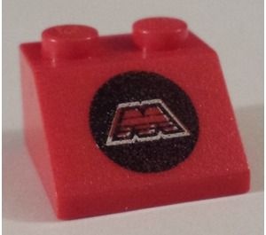 3039p68-5G Dakpan bedrukt 45 2x2 met M-tron logo rood gebruikt *5R000